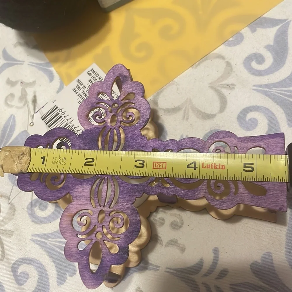 Crafters Square LED Cross Wood Light